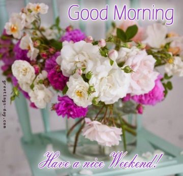 Have a nice day. Happy Weekend Card.