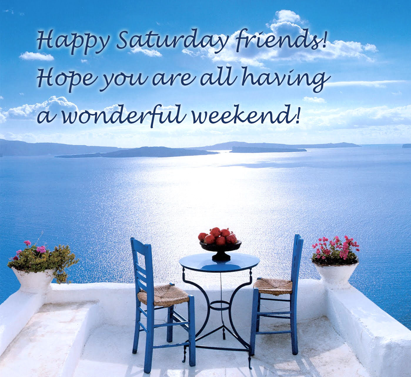 Happy Saturday Friends.