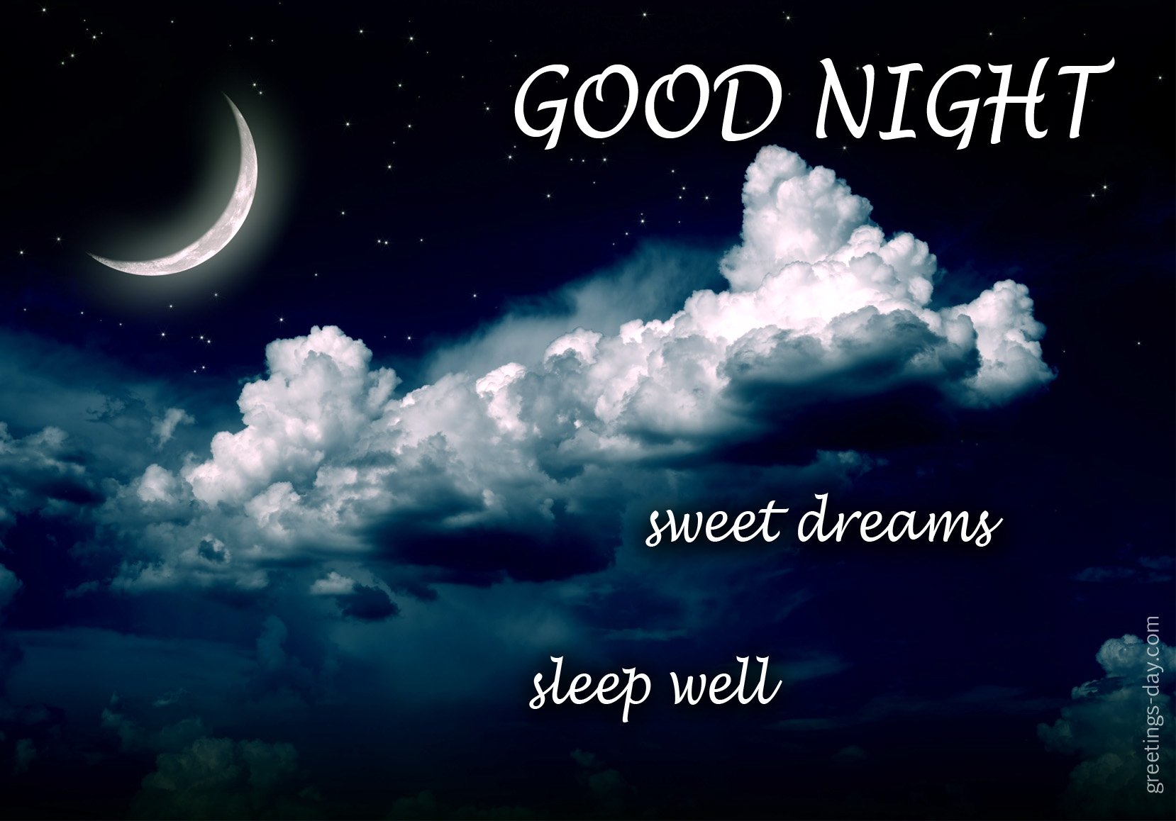 Sweet Dreams Sleep Well.