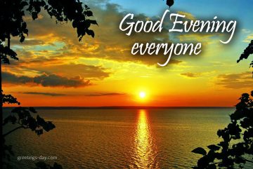 Good Evening everyone