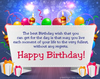 The best Birthday wish that you…