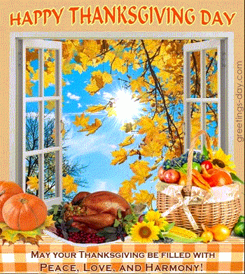 Happy Thanksgiving Day Animated Gif