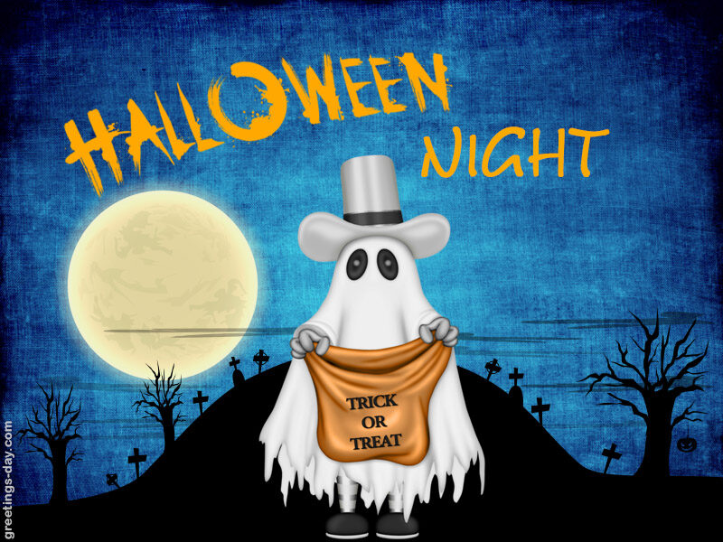 Online Greeting Card for Halloween.