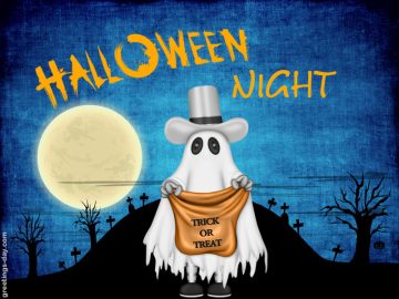 Online Greeting Card for Halloween.