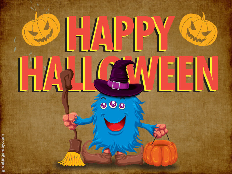 Happy Halloween Greeting Card