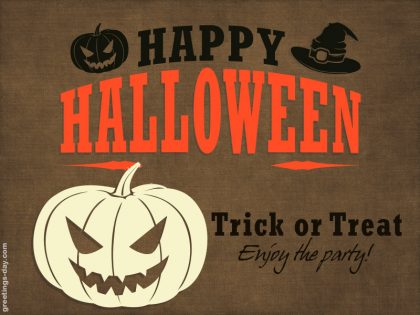 Happy Halloween card