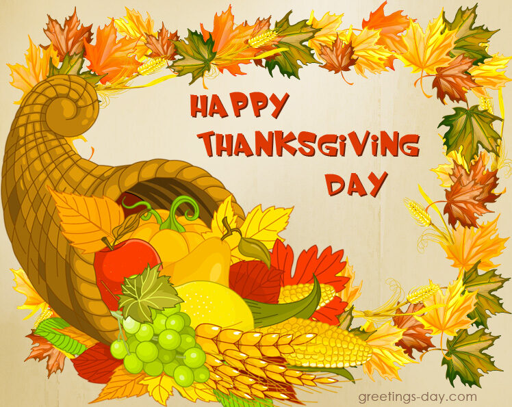 Thanksgiving Day Greeting Image card