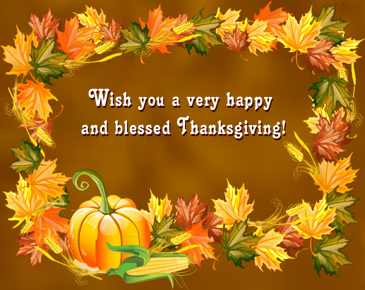 Happy Thanksgiving Greetings Cards Images Celebrate the Festive