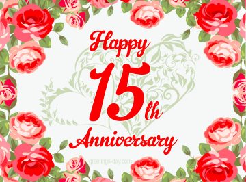 15 year Anniversary – Free Ecards and Pics.