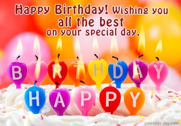 Happy Birthday – Online Wishes and Greetings.