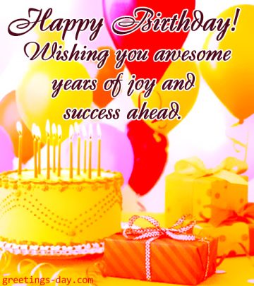 Happy Birthday – Ecards, Animated Gifs & Pics.