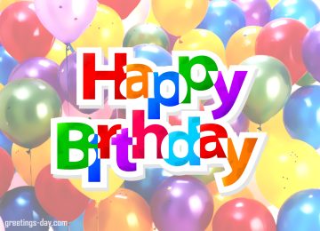 Greeting Ecards for Birthday.