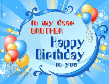Happy Birthday for Brother.
