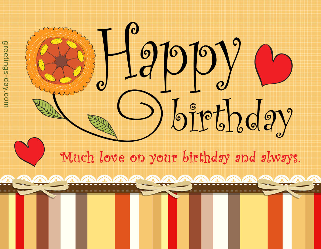 Birthday Ecards for Loved One.