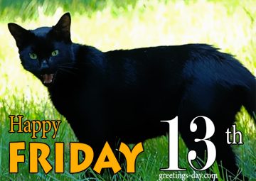 Happy Friday the 13 th – Free Cards, Animated Pics and Messages