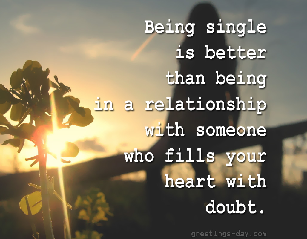 sad quotes about being single