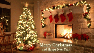 Merry Christmas animated GIFs, Cards & Wishes.