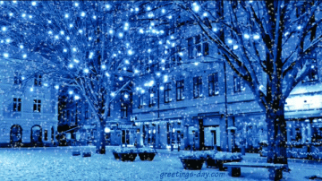 Christmas Lights – Beautiful Picture, Animated GIF