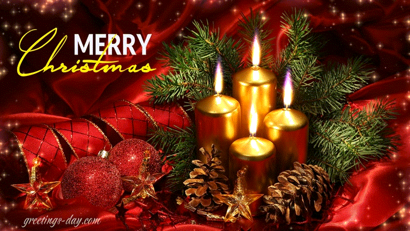 Top-25 Merry Christmas animated GIF pictures.