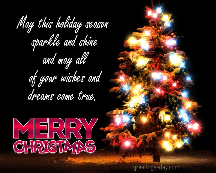 Merry Christmas –  Animated GIFs and Pics, Quotes.