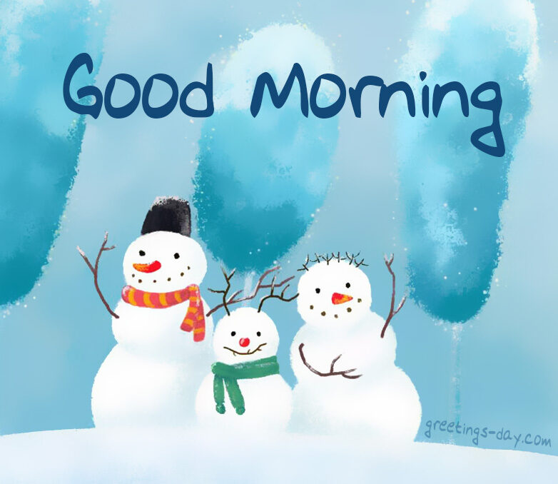 Good Morning – Christmas E-cards and Pics