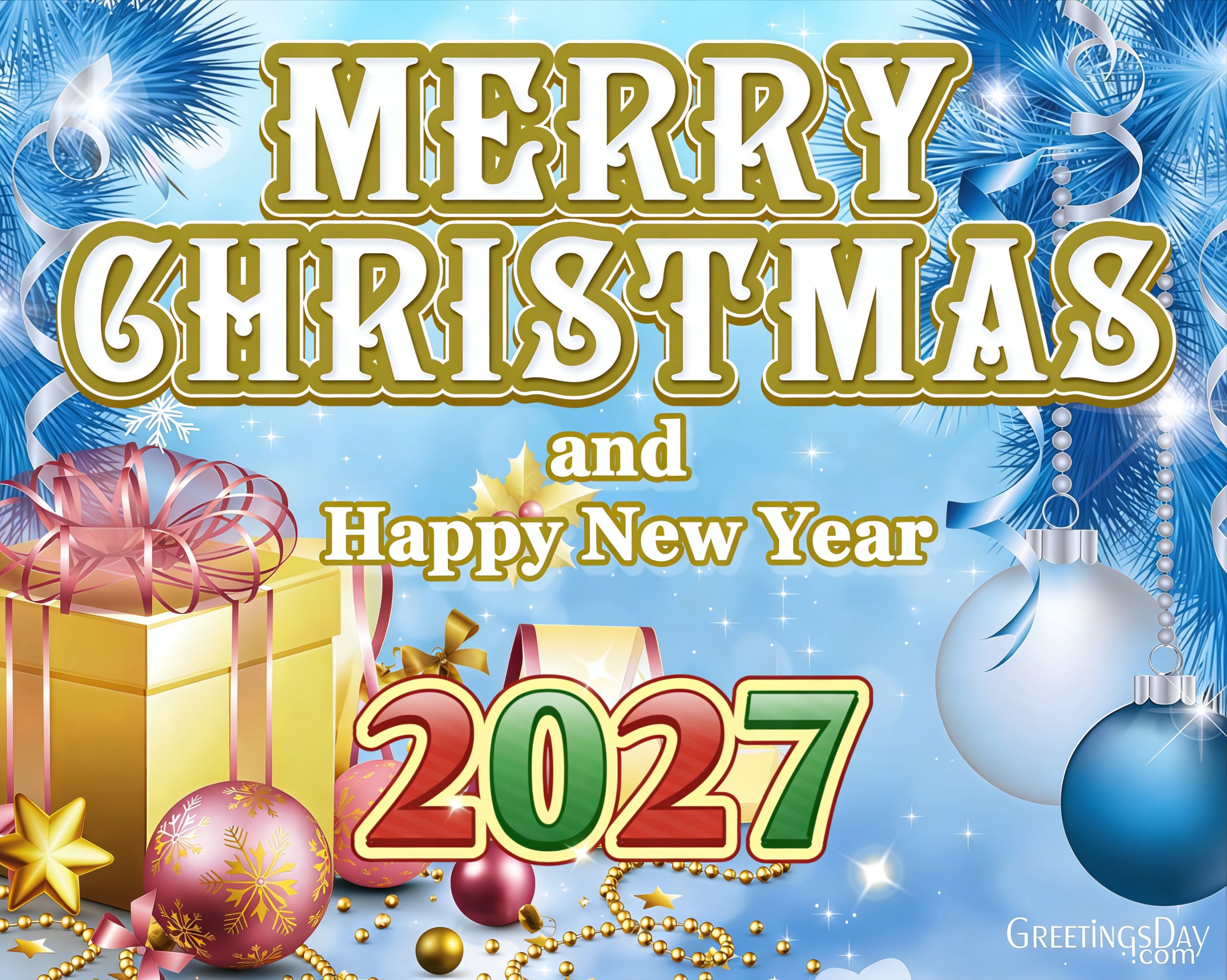 Happy New Year and Merry Christmas