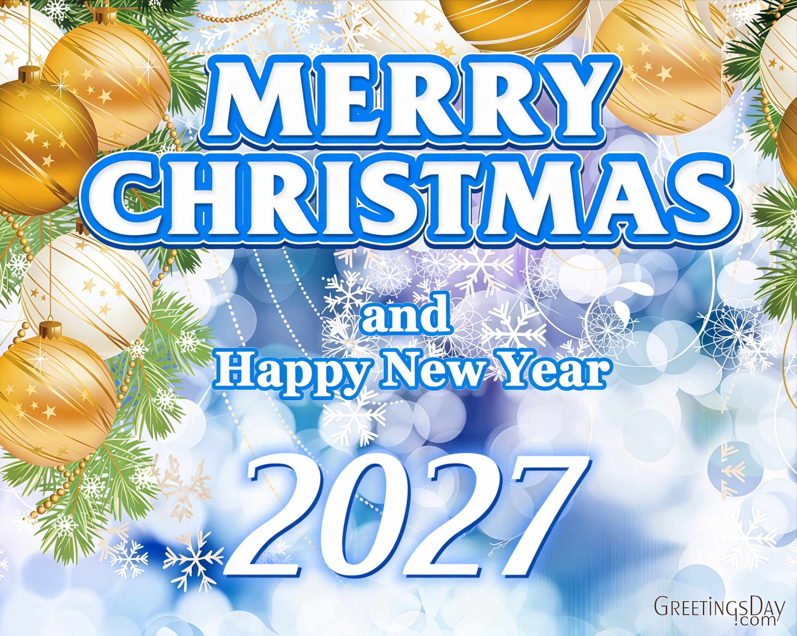 Merry Christmas and Happy New year 2027