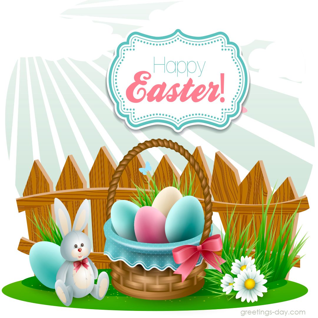 Happy Easter! Easter bunny