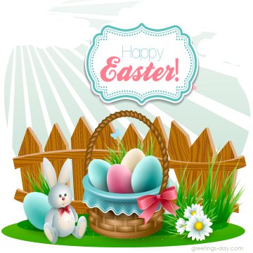 Happy Easter! Easter bunny