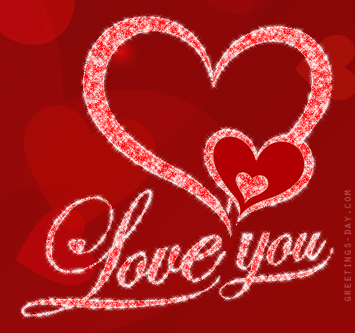 I love you cards and gifs