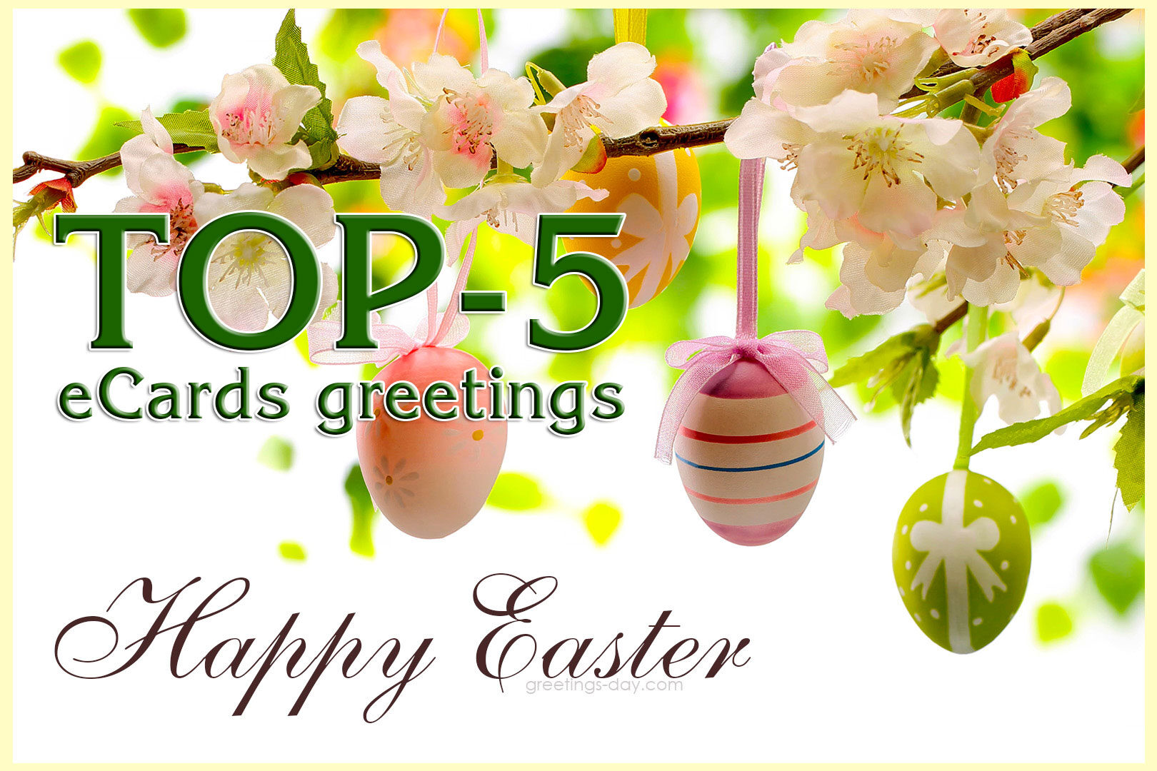 TOP-5 greetings Happy Easter eCards