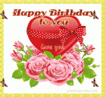 Happy Birthday! I love you…