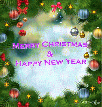 Merry Christmas & Happy New Year – Free animated ecards, GIFs and pictures.