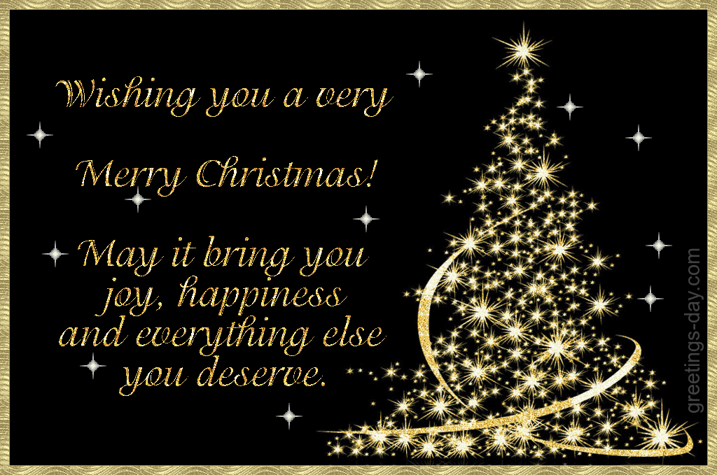 Wishing you a very  Merry Christmas!