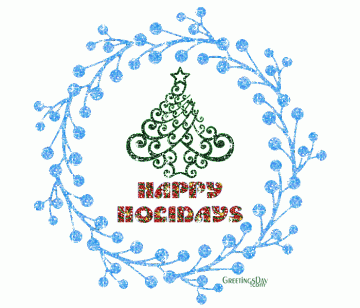 Happy Christmas holidays cards.