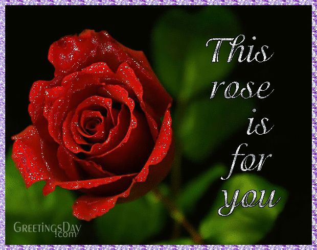 Beautiful Animated Greeting Card Image.
