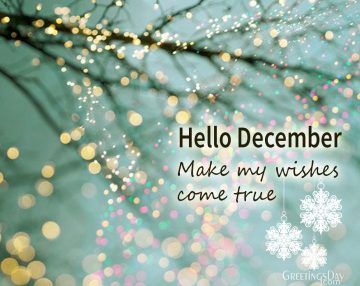Hello December – Greeting Cards and Pics.