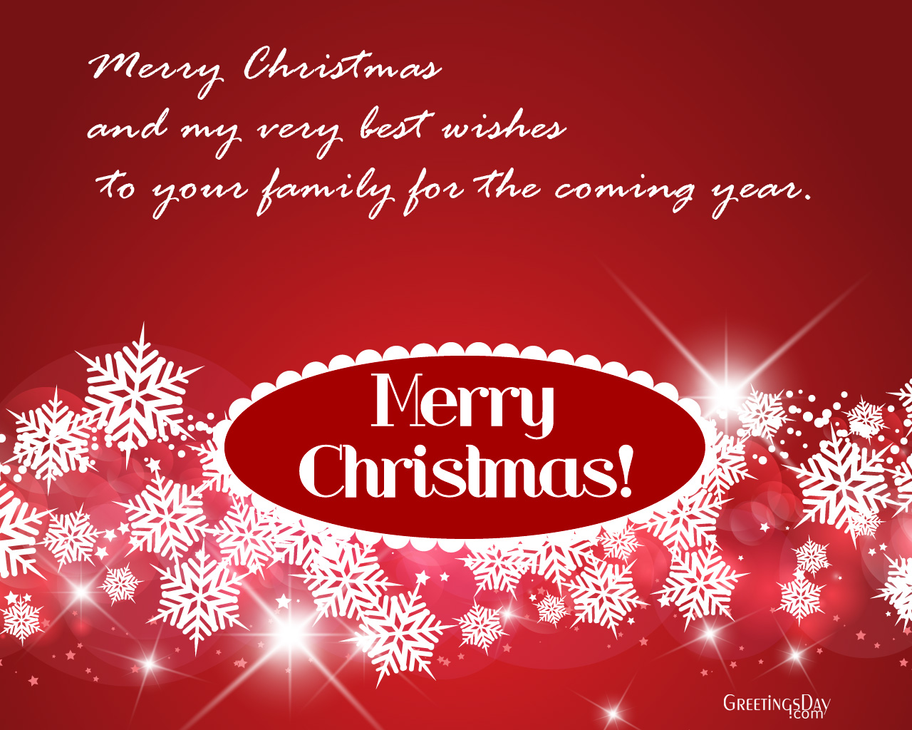 20 Christmas Greeting Cards And Wishes For Facebook Friends ⋆ Greetings