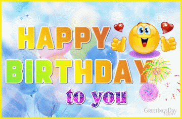 Happy birthday to you