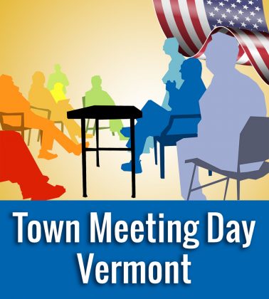 Town Meeting Day Vermont celebrated/observed on March 1, 2022 ⋆