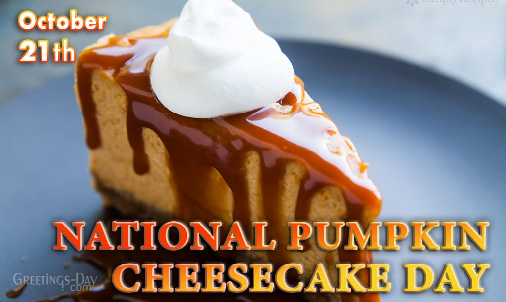 Pumpkin Cheesecake Day