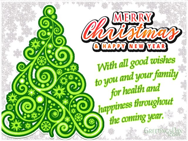 Merry Christmas Greetings Message