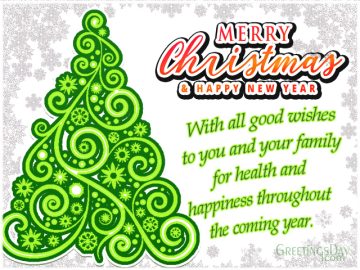 Merry Christmas Greetings Message