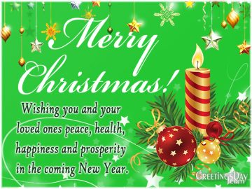 Merry Christmas and Happy New Year Wishes