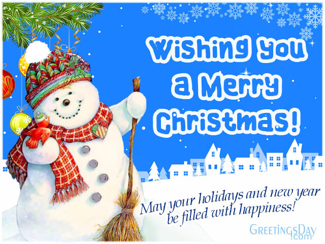 Christmas and New Year funny picture