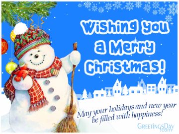 Christmas and New Year funny picture