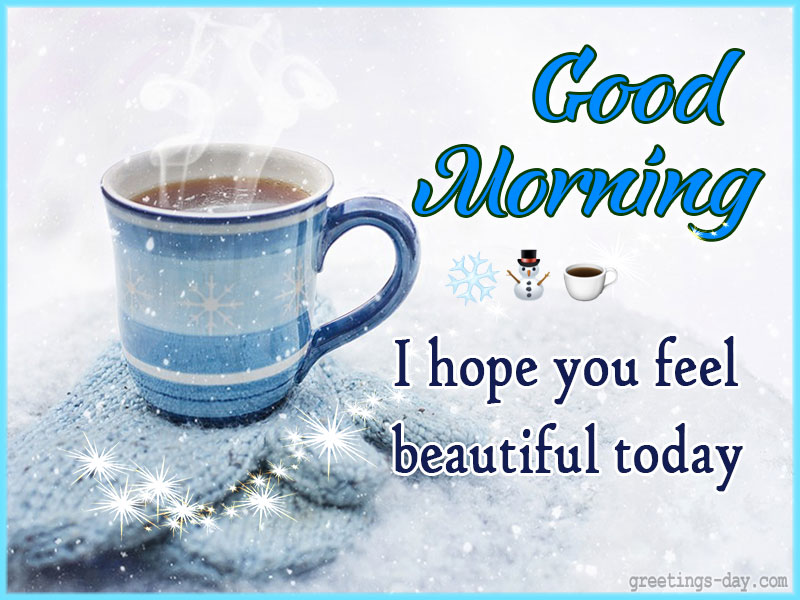 A Good Morning Winter Day ⋆ Greetings Cards, Pictures, Images ᐉ All