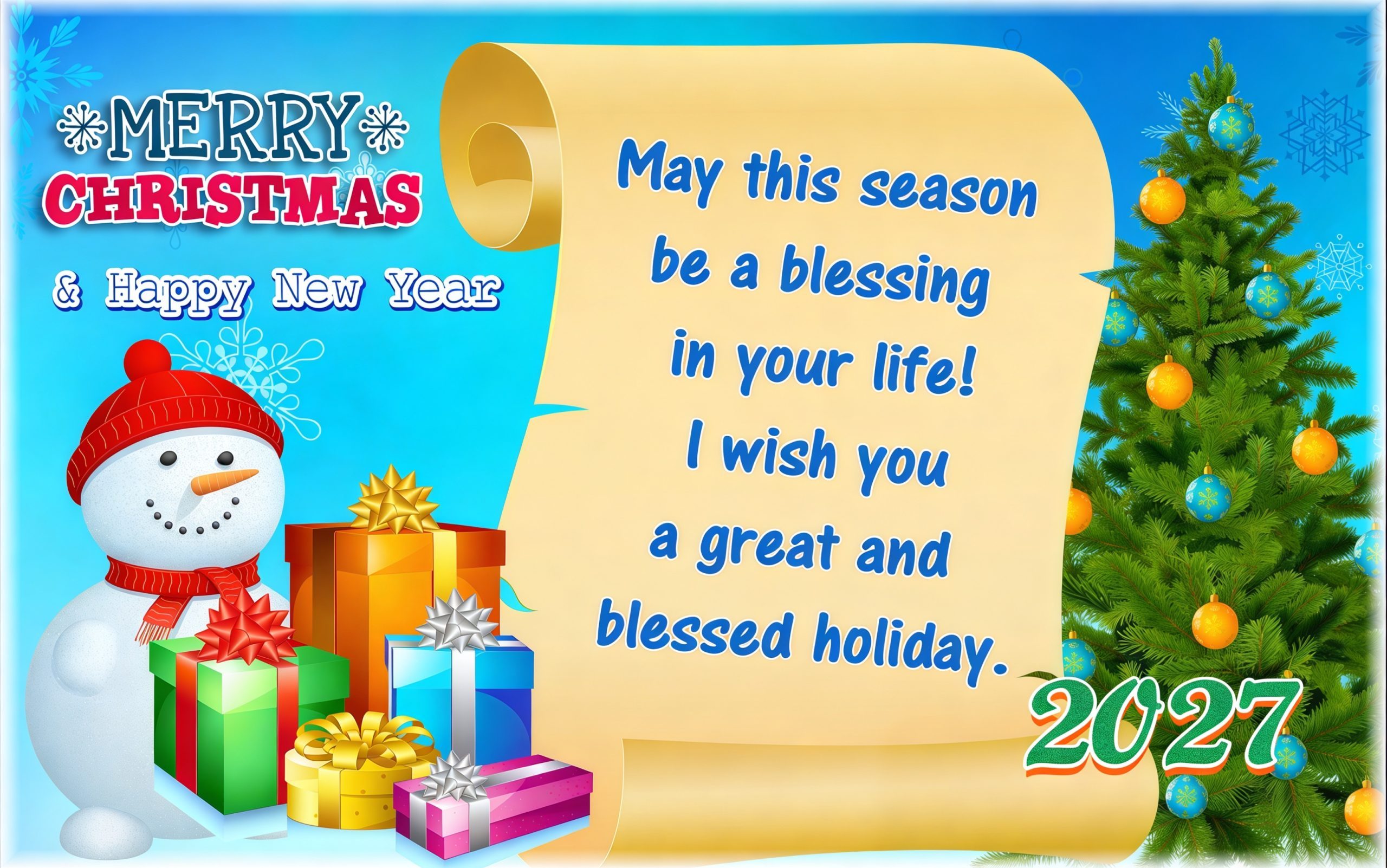 Warm Wishes Of Christmas & Holidays