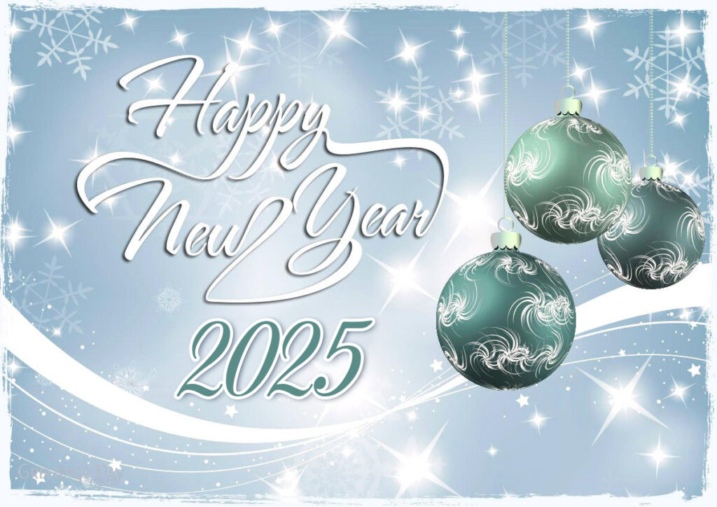 Happy New Year and Christmas cards