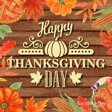 Happy Thanksgiving Day!